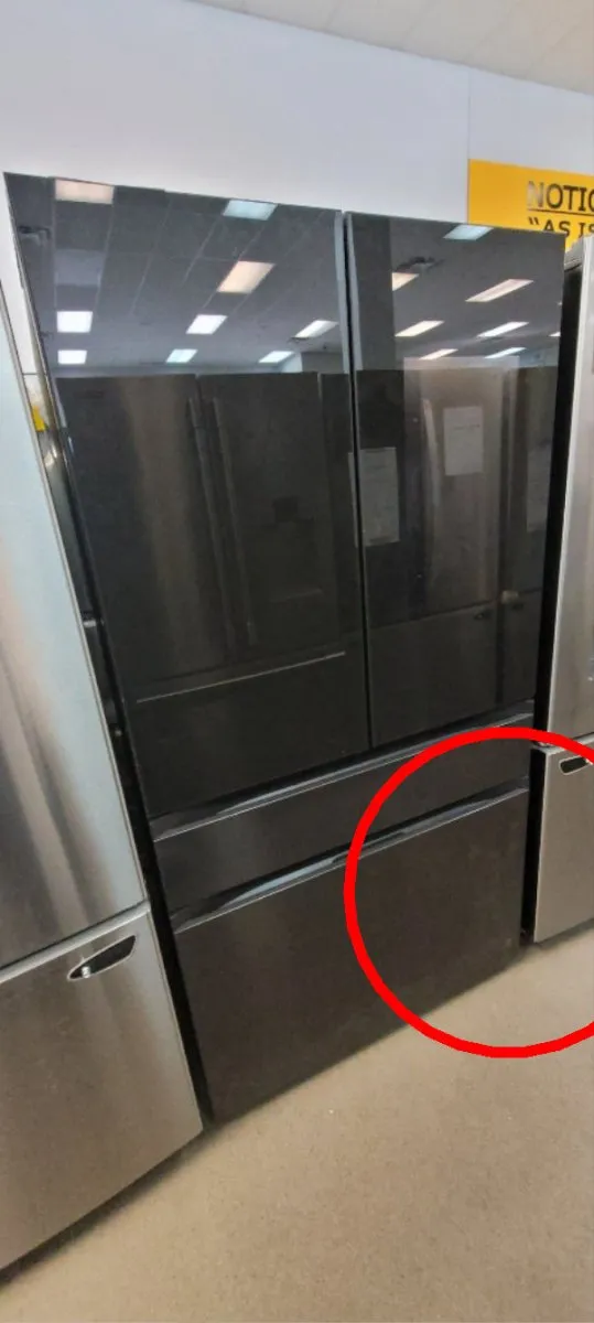 RF29BB89008M - REFRIGERATORS - Samsung - French 4-Door - Black - Open Box