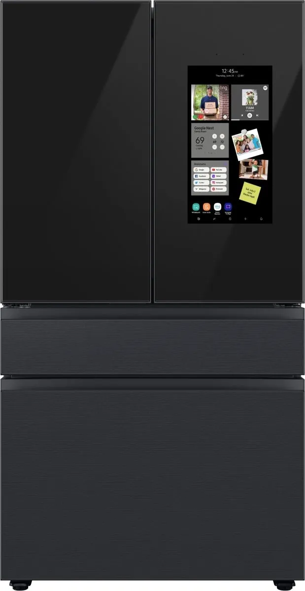 RF29BB89008M - REFRIGERATORS - Samsung - French 4-Door - Black - Open Box