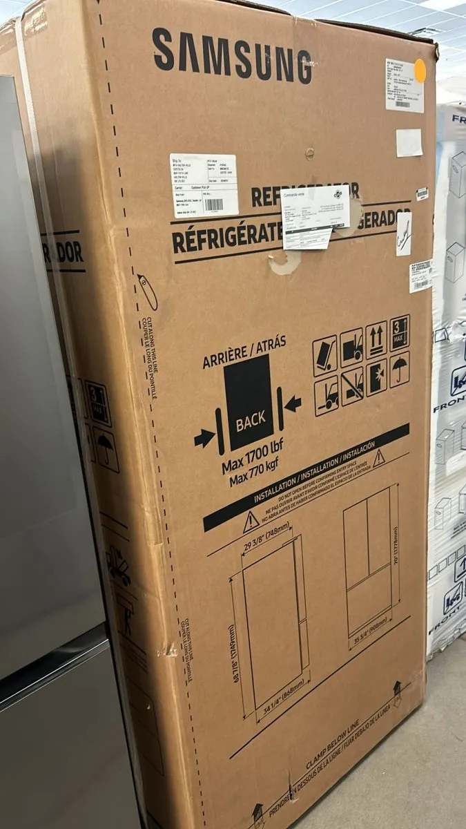 RF30BB6200QLAA - REFRIGERATORS - Samsung - French 3-Door - Stainless Steel - Open Box