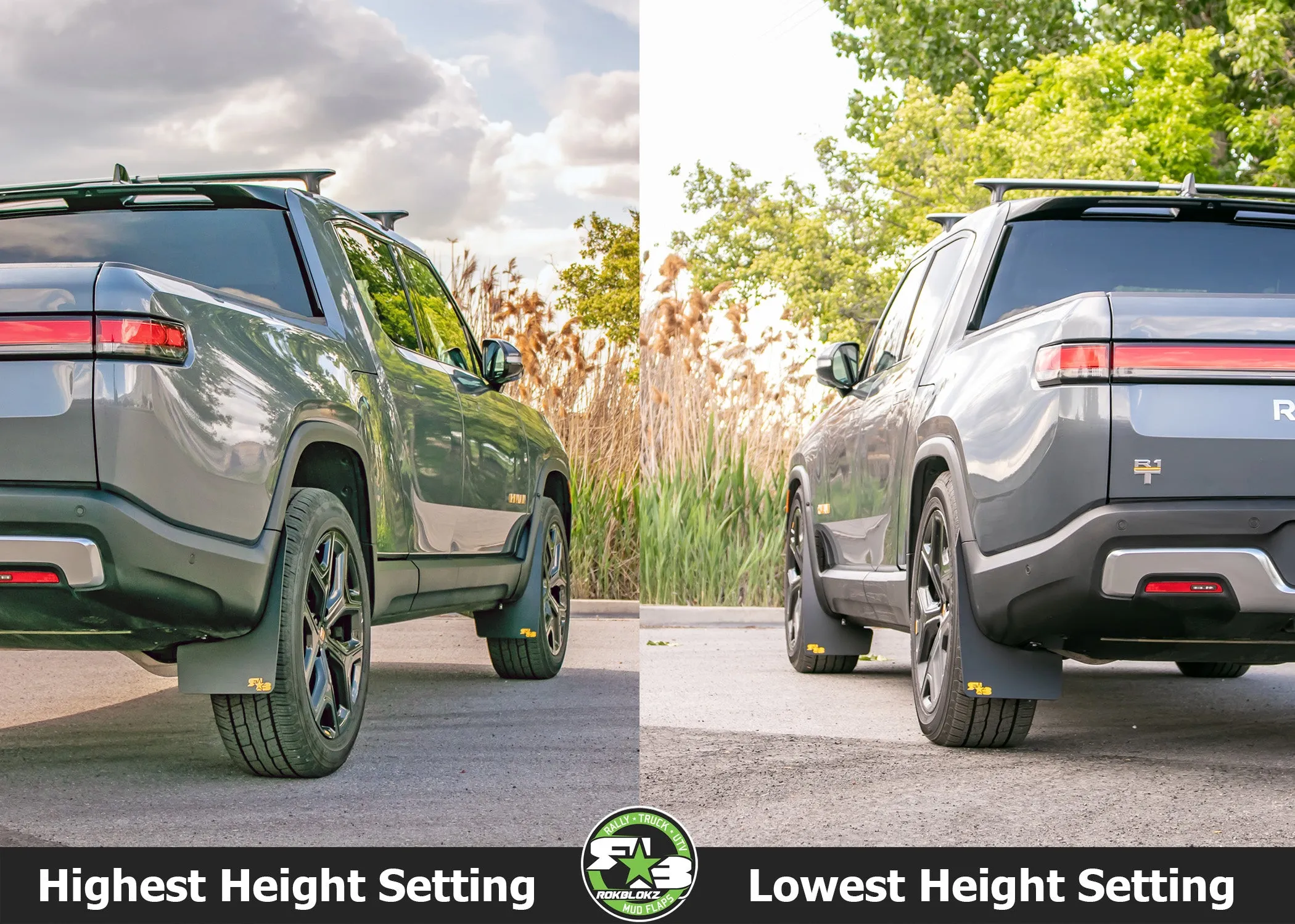 Rivian R1T 2022  Mud Flaps