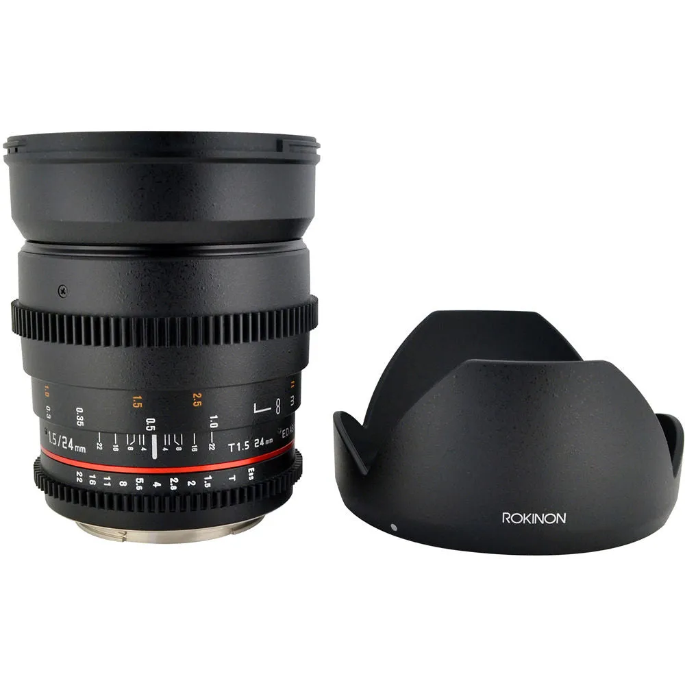 Rokinon 24mm T1.5 Cine ED AS IF UMC Lens for Sony E Mount
