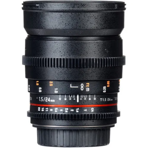 Rokinon 24mm T1.5 Cine ED AS IF UMC Lens for Sony E Mount