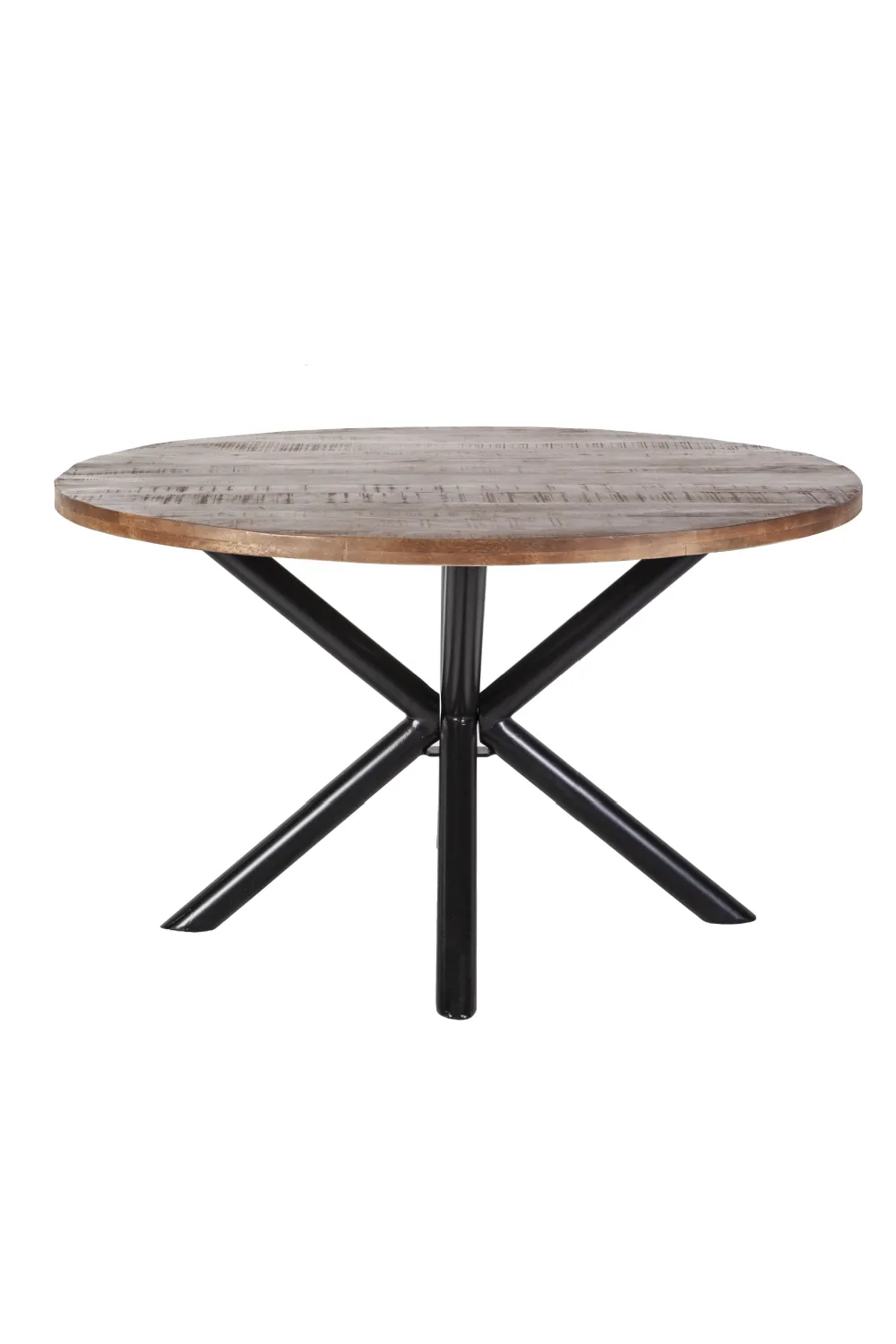 Round Wooden Dining Table (L) | Eleonora Mango