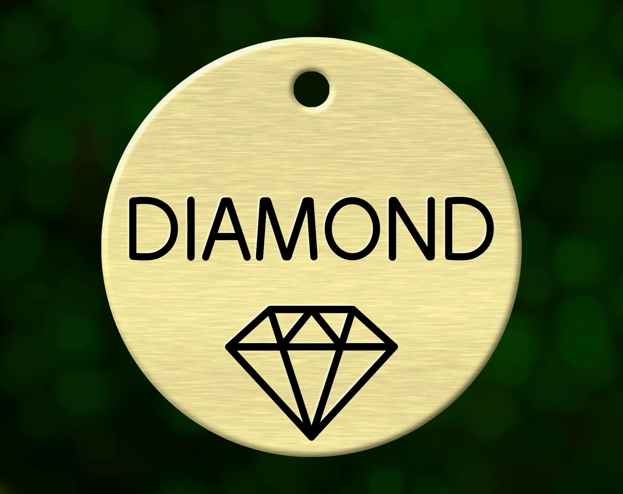 Ruby Dog Tag