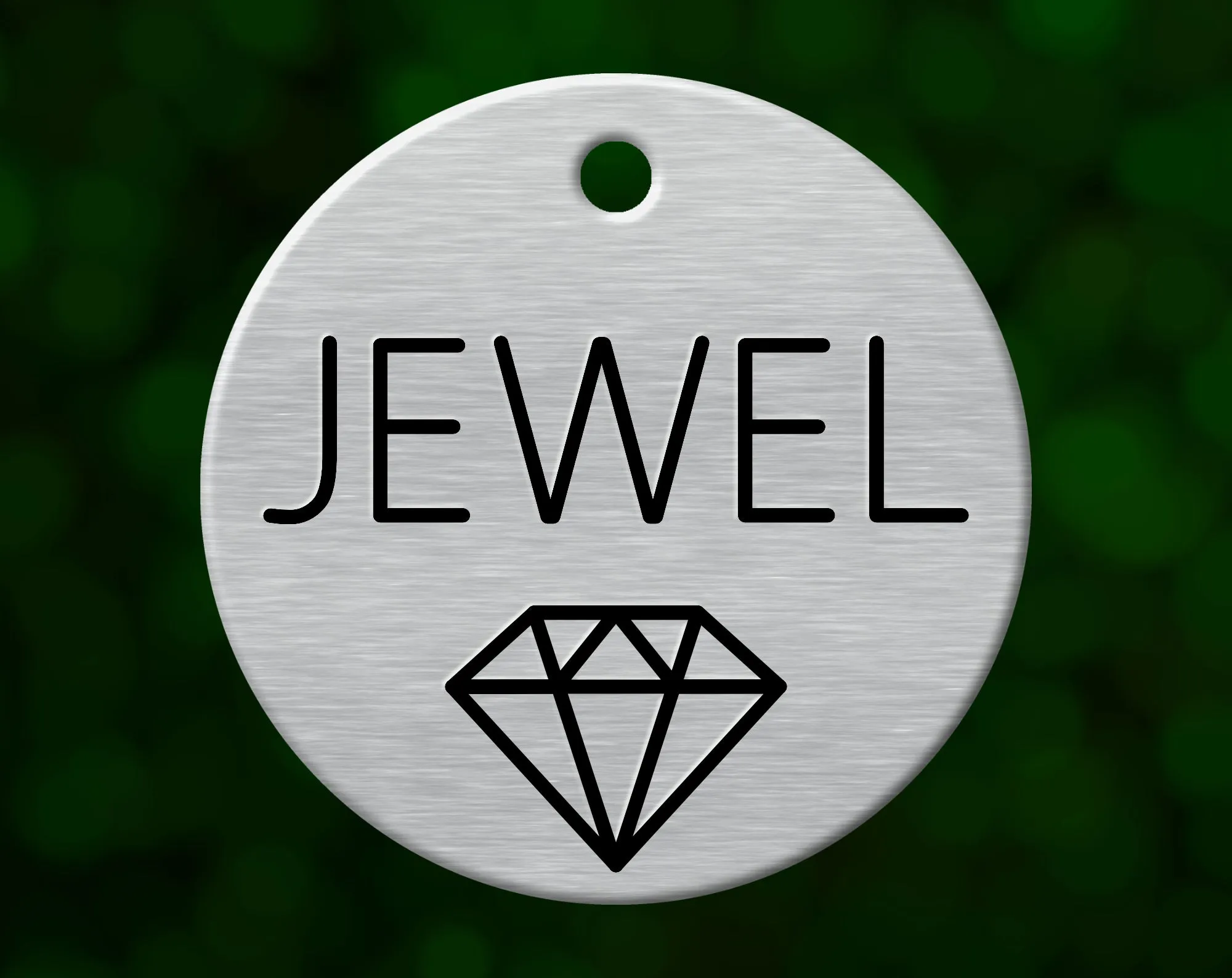 Ruby Dog Tag