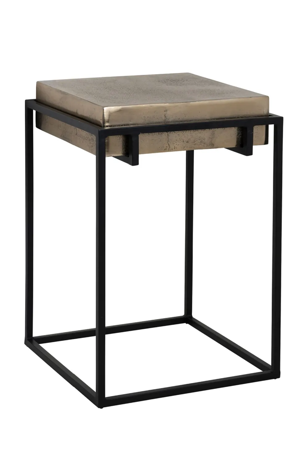 Rustic Aluminum End Table | OROA Calloway