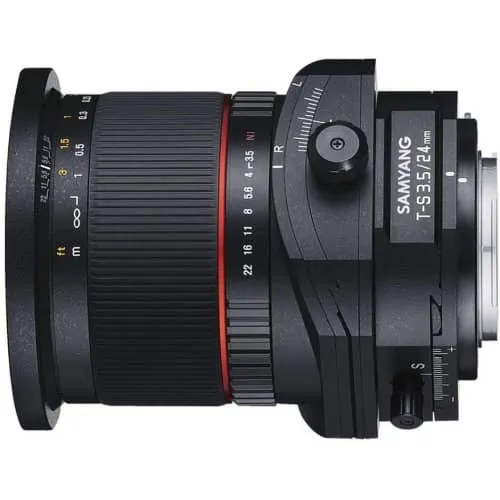 Samyang 24mm F3.5 Tilt & Shift ED AS UMC Sony E Full Frame Camera Lens