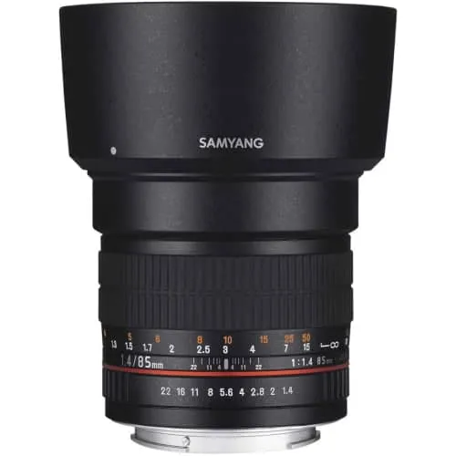 Samyang 85mm F1.4 UMC II Nikon AE Full Frame Camera Lens
