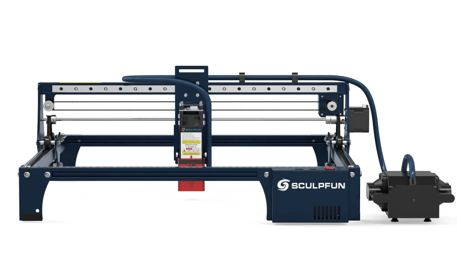 SCULPFUN S30: 5W Laser Engraver   Rotary Roller   40*40cm Honeycomb Panel