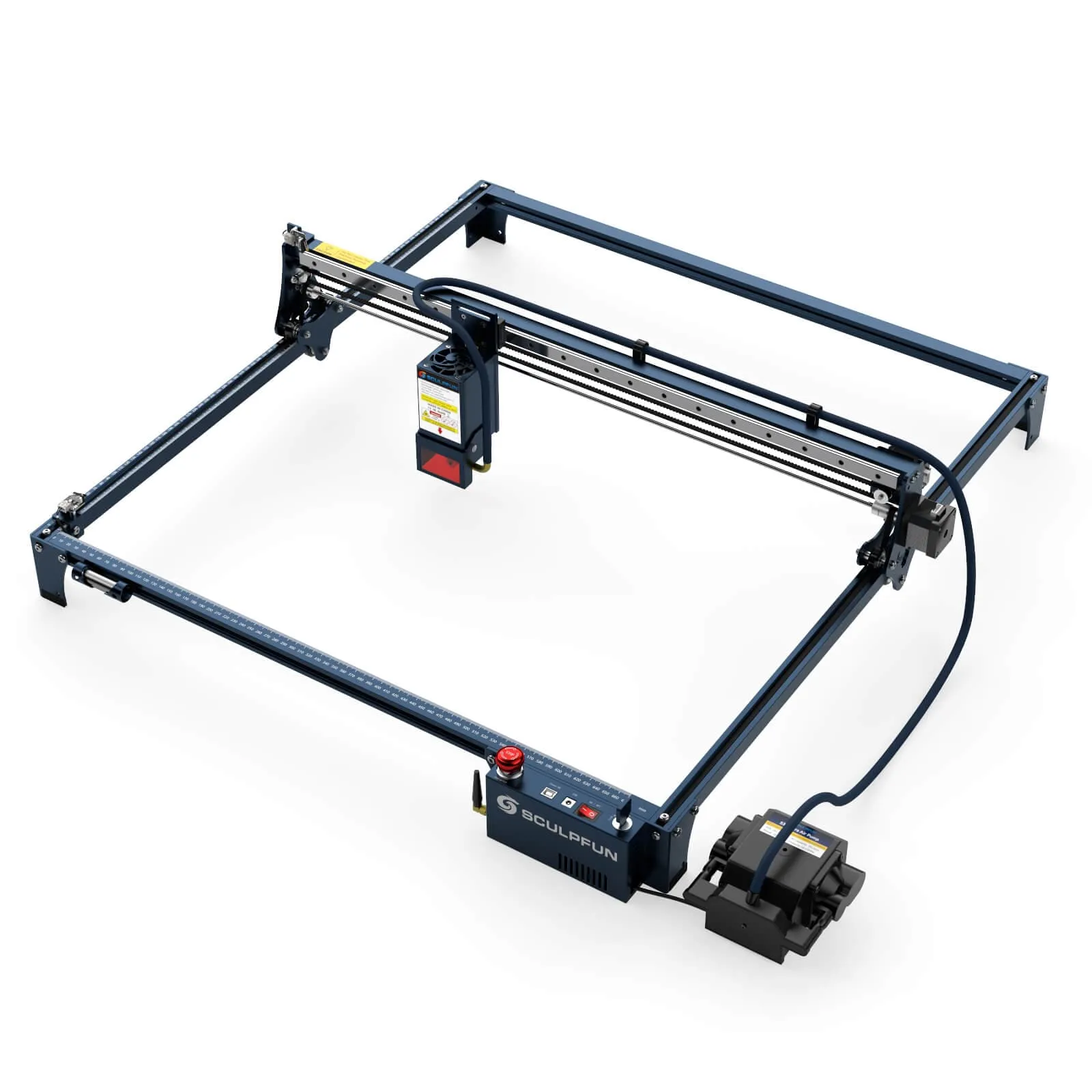 SCULPFUN S30 Ultra 33W Laser Engraver   RA Pro Max Roller&Chuck   H3 Honeycomb Panel 60*60cm