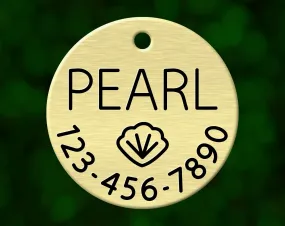 Seashell Dog Tag