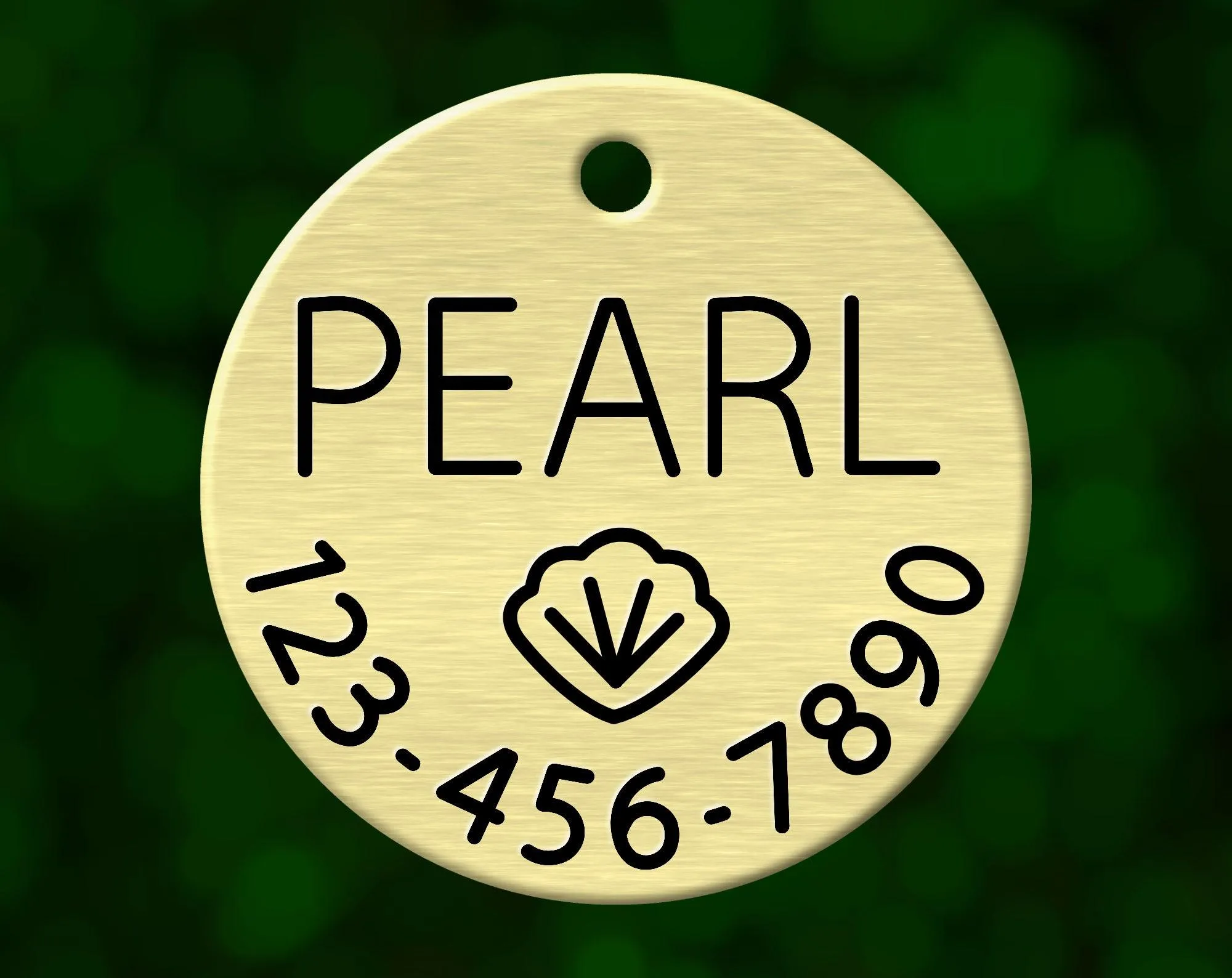 Seashell Dog Tag