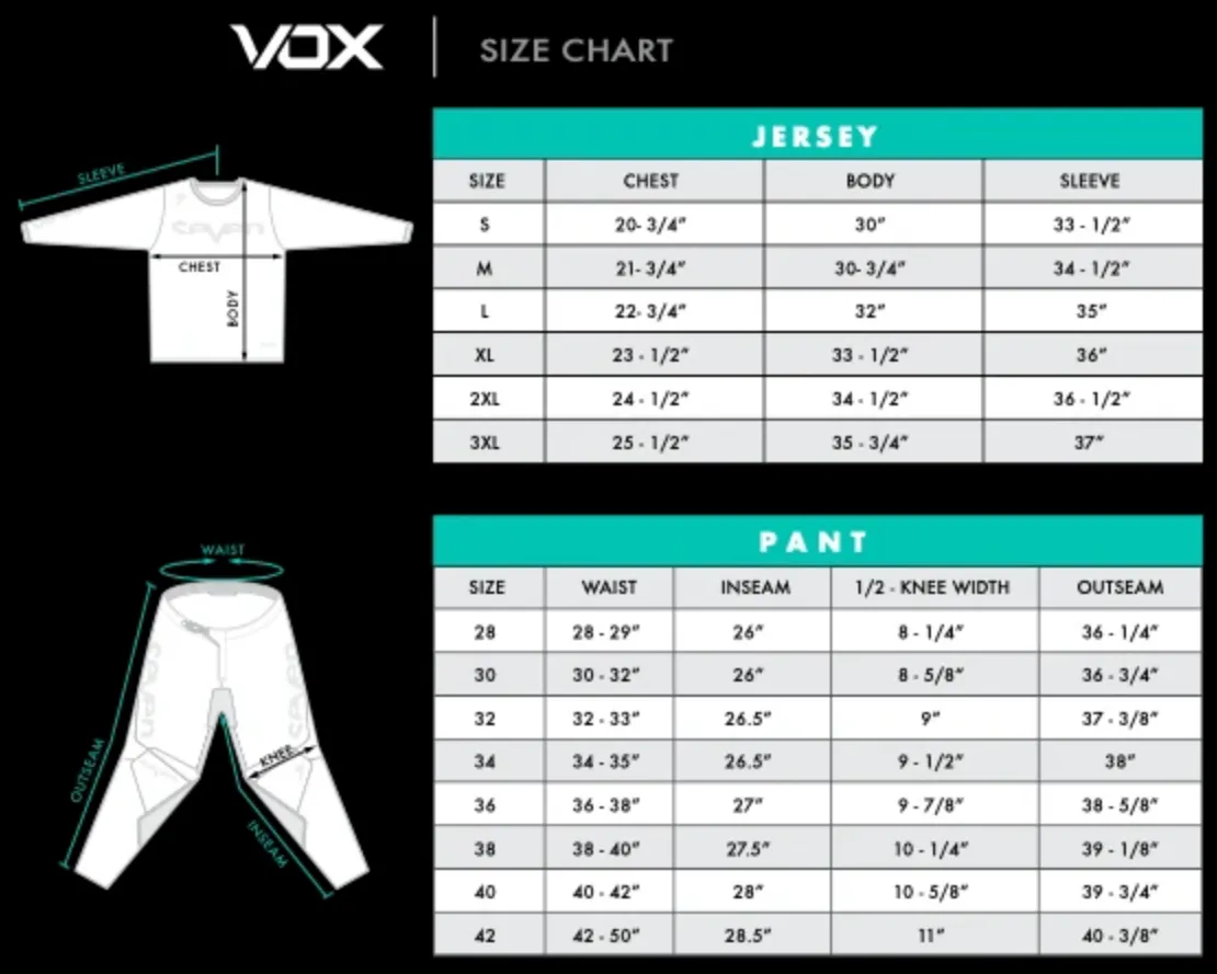 Seven Vox Phaser Motocross Kit (Aruba Blue)