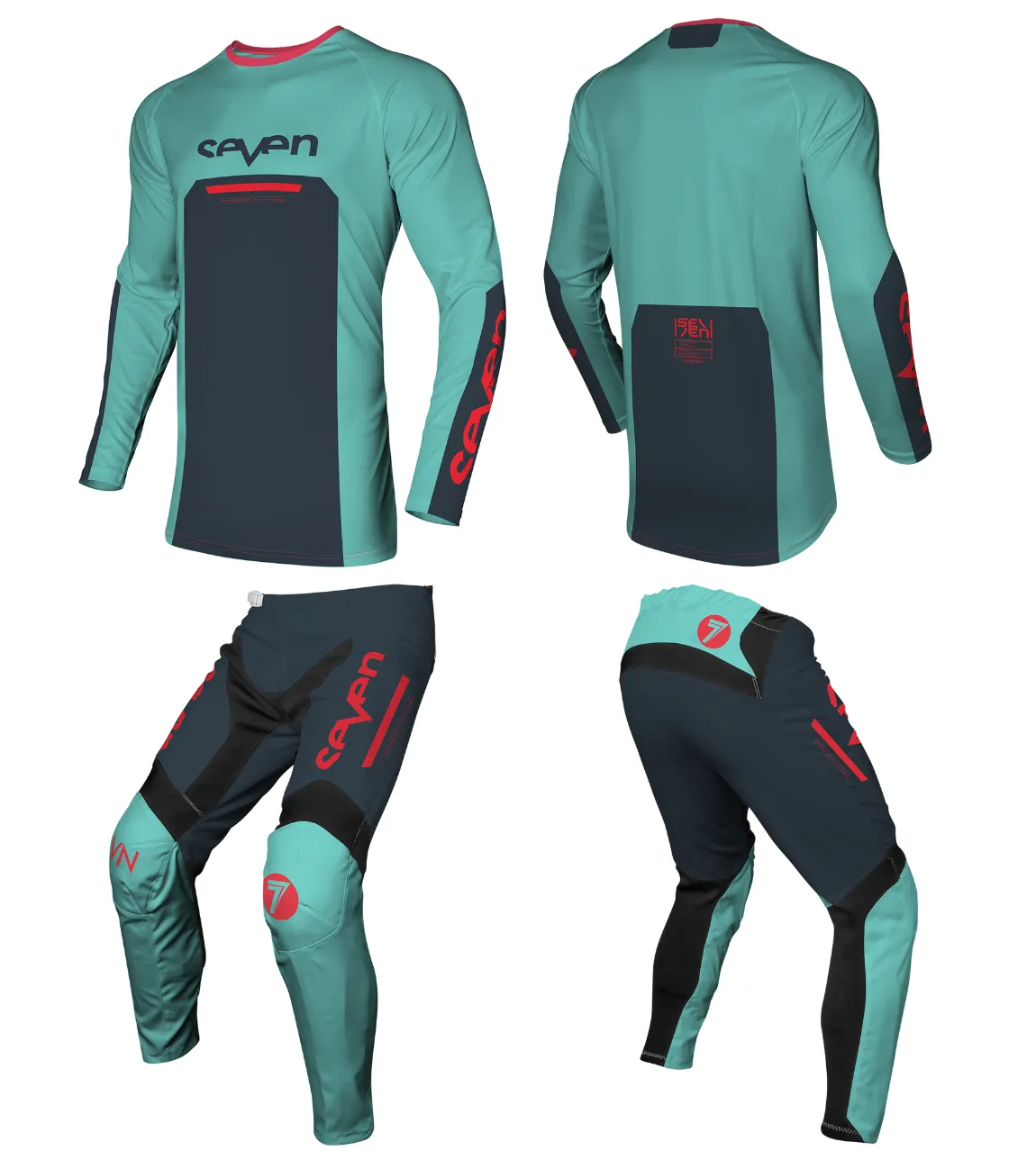 Seven Vox Phaser Motocross Kit (Aruba Blue)
