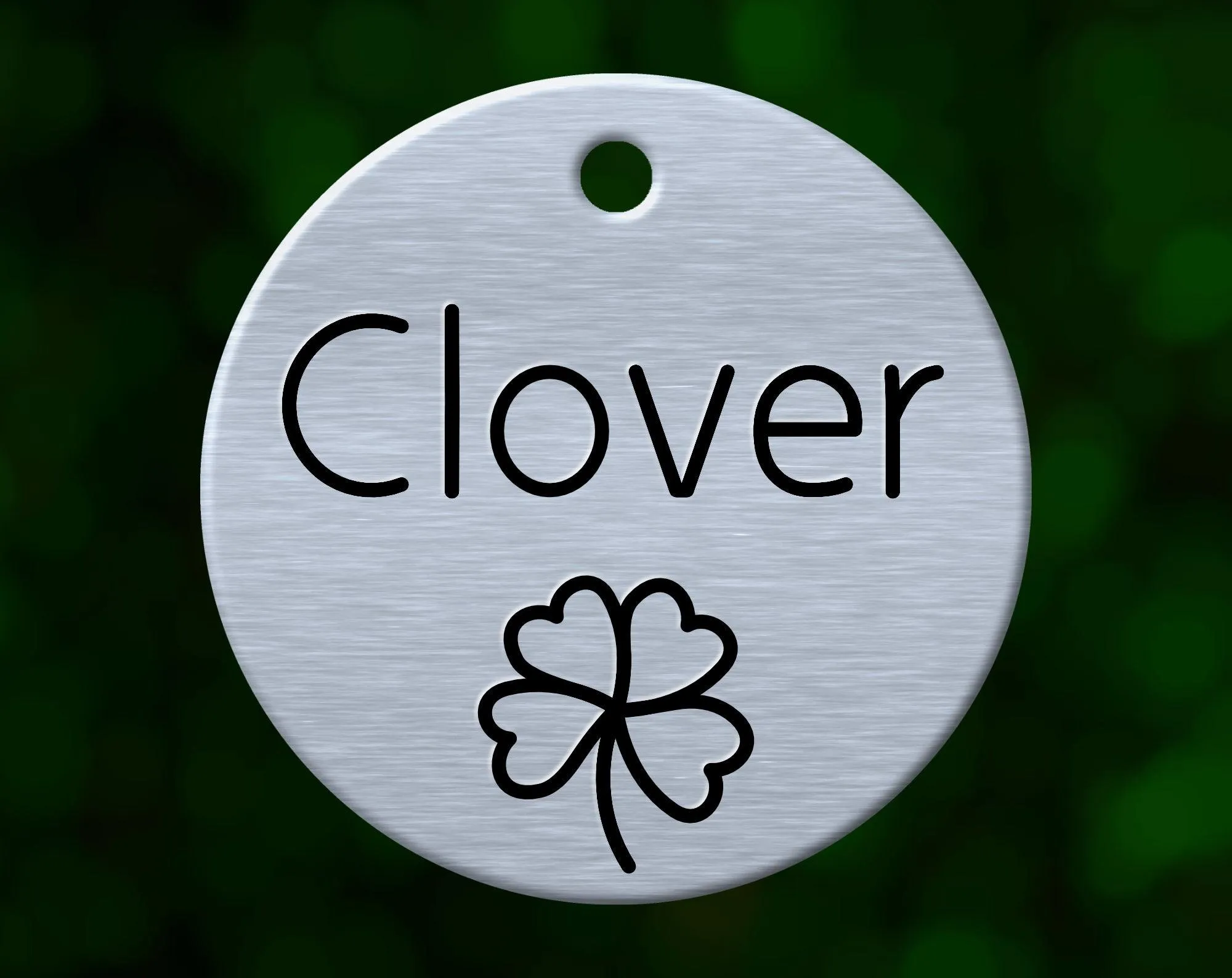 Shamrock Dog Tag