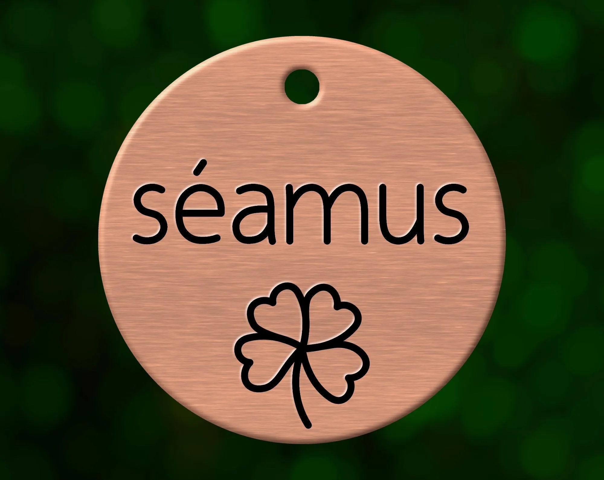 Shamrock Dog Tag