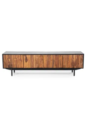 Sheesham Industrial TV Cabinet | Eleonora Alexander