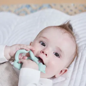 Silicone Wrist Teether Fox Sage Green