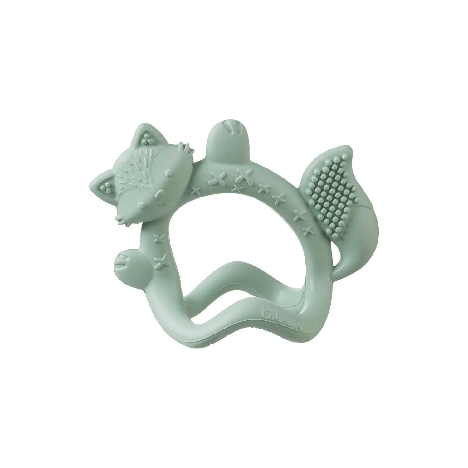 Silicone Wrist Teether Fox Sage Green