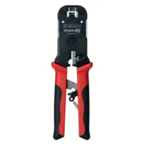 Simply45 Pass Through RJ45 Crimper for all S45 brand UTP & STP RJ45 Modular Plugs
