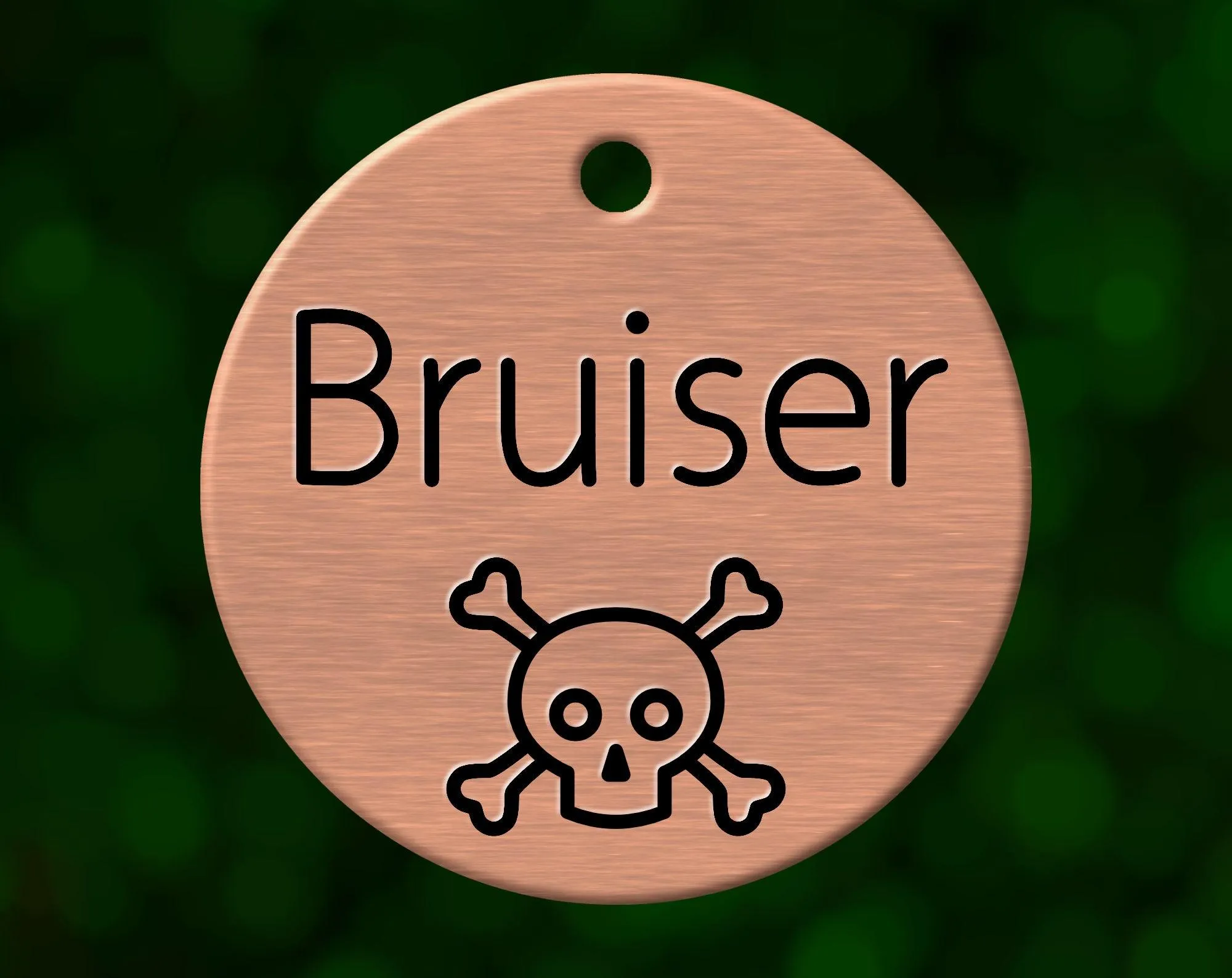Skull Dog Tag