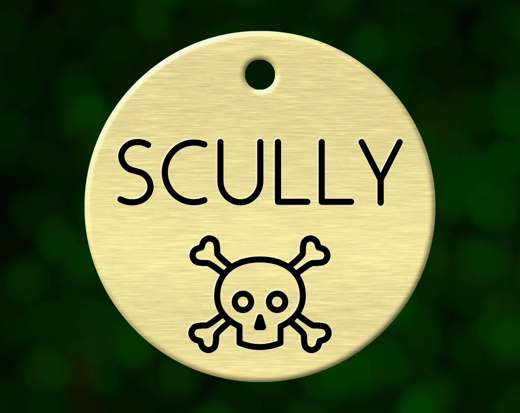 Skull Dog Tag