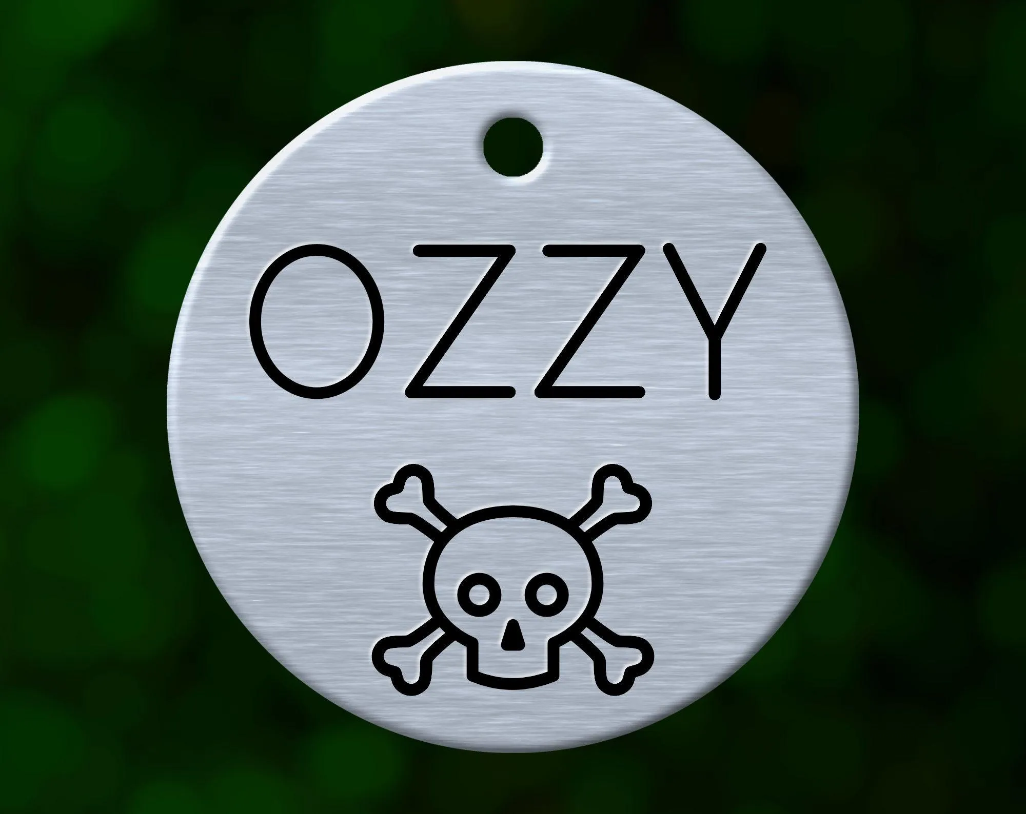 Skull Dog Tag