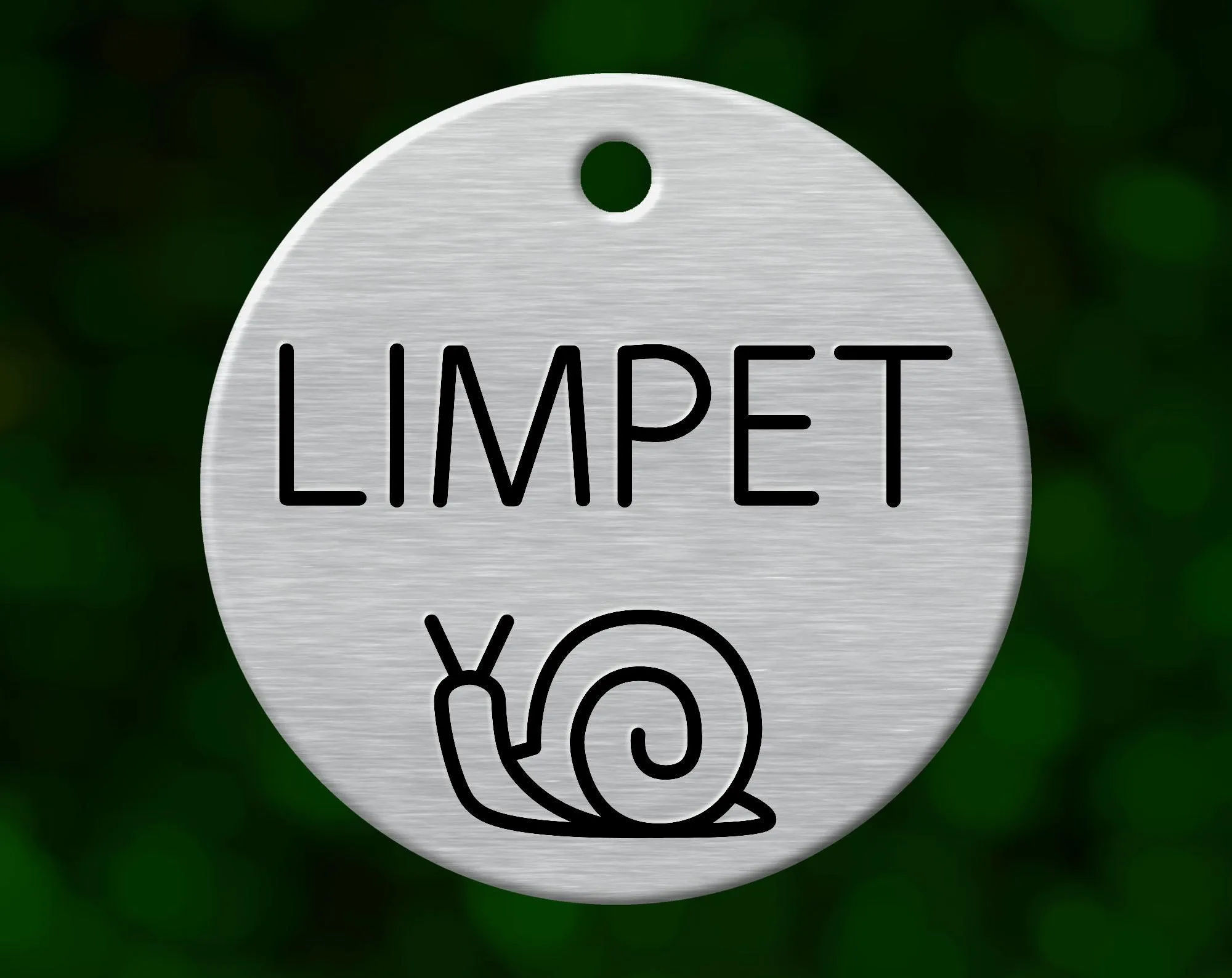 Snail Dog Tag