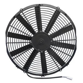 SPAL 16.00" Inch Electric Fan Puller Style Low Profile 1298 CFM 10 Straight Style Blades - 30100400