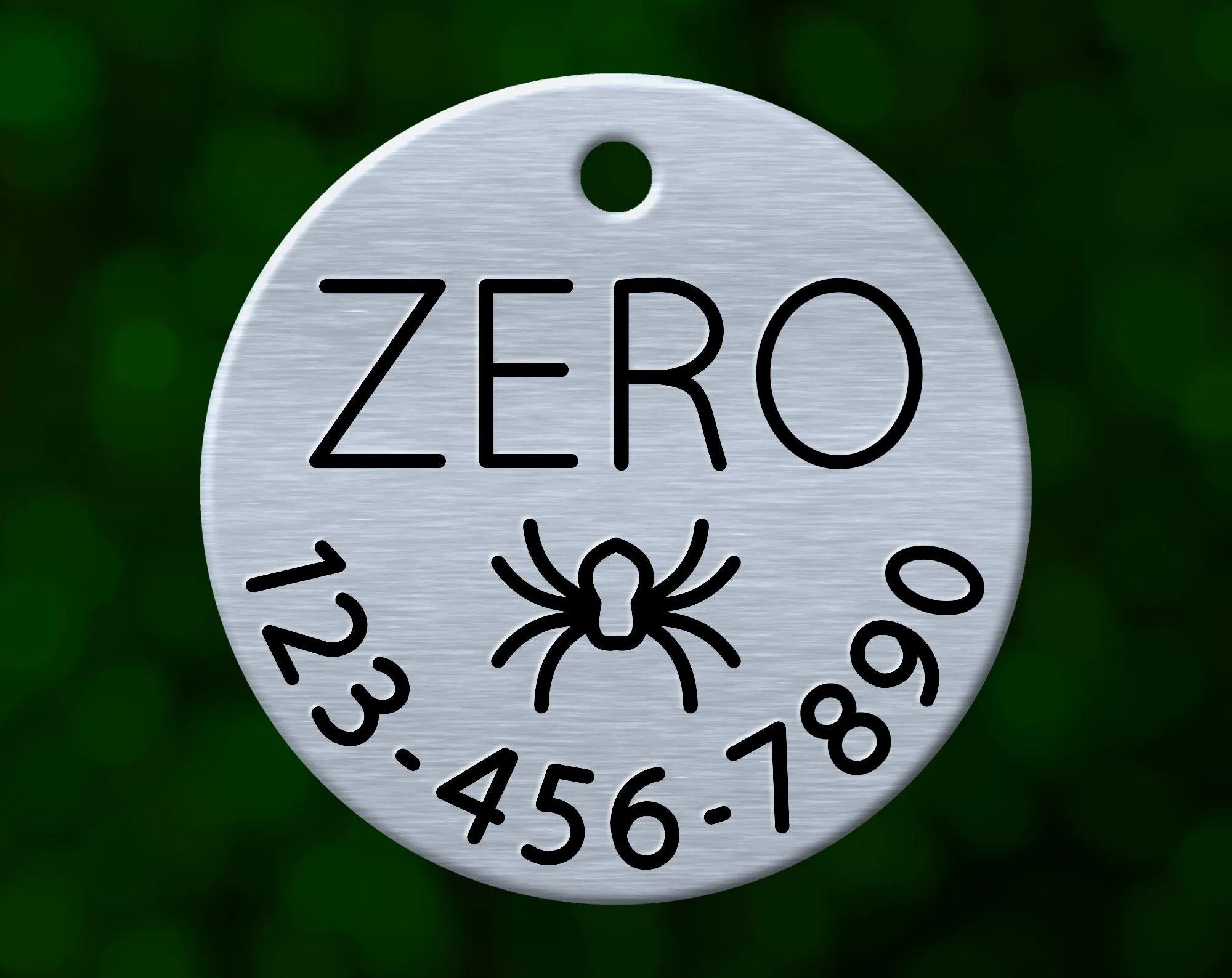 Spider Dog Tag