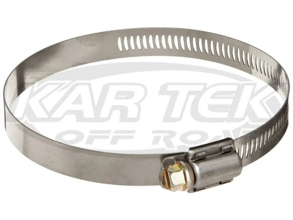 Stainless Steel SAE Size 64 Worm Gear Hose Clamp 2.48 Minimum Diameter 4.50 Maximum Diameter