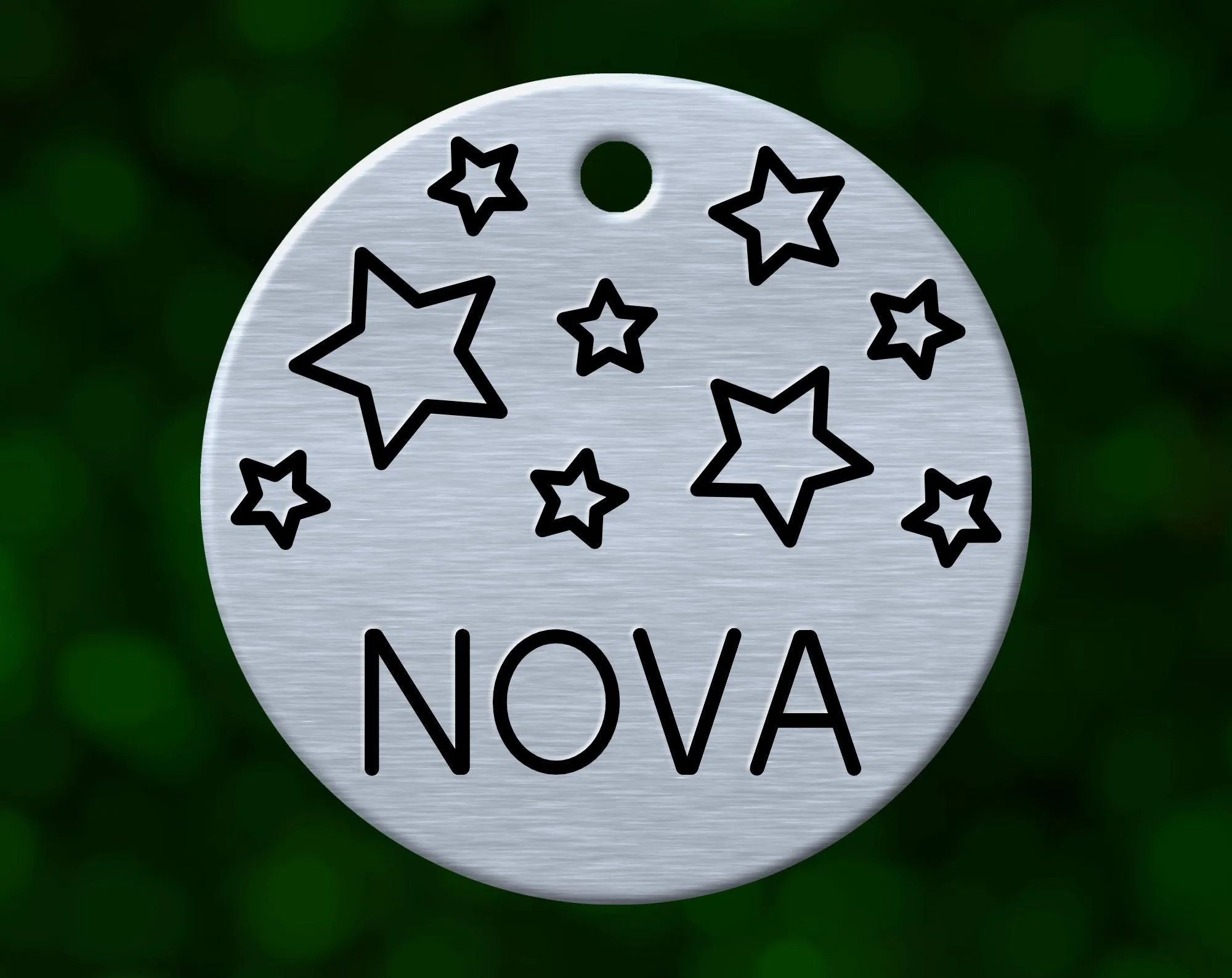Starry Night Dog Tag