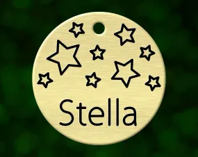 Starry Night Dog Tag
