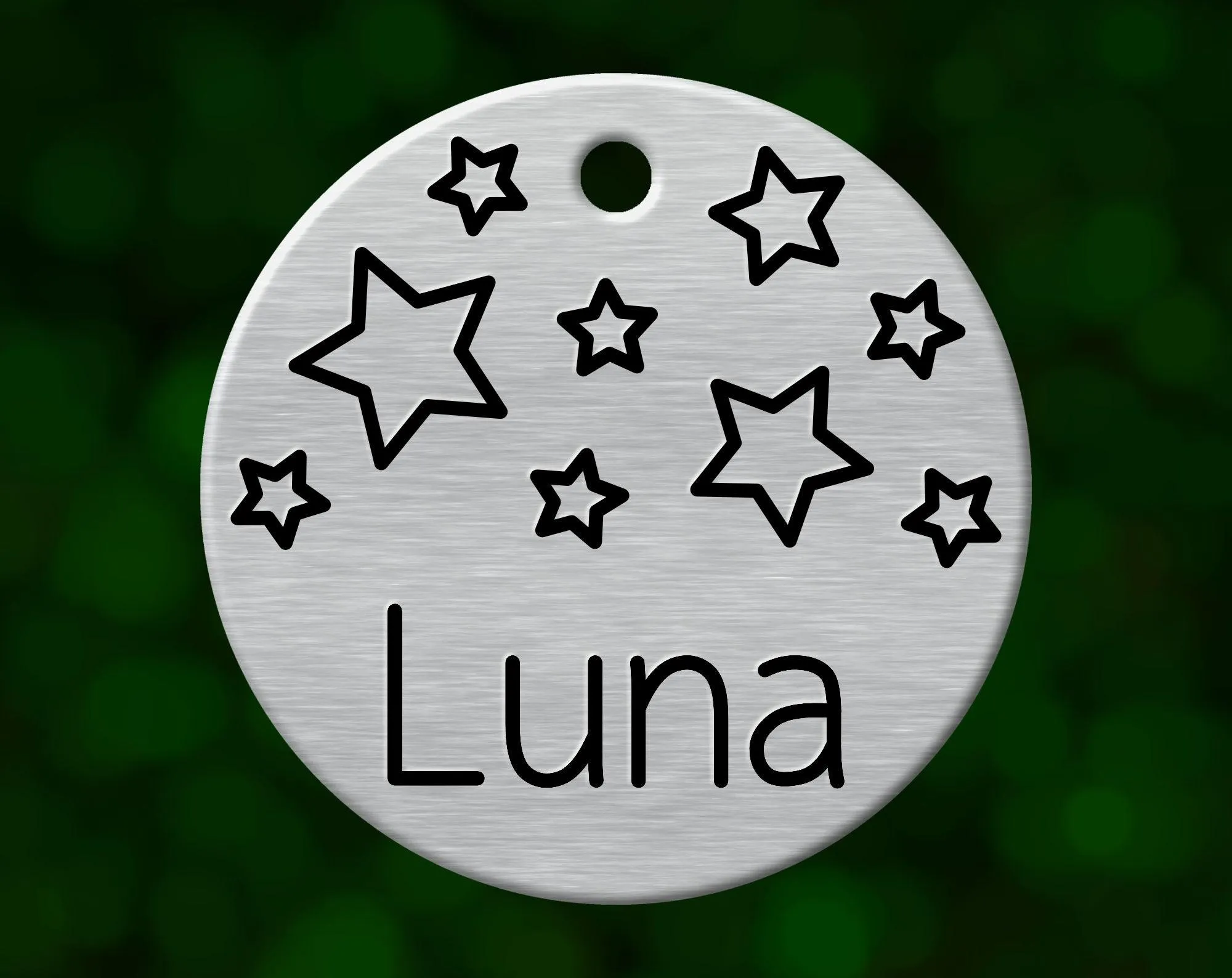 Starry Night Dog Tag