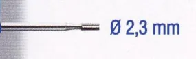 STEEL ENGRAVING CUTTERS 2.3MM. CYL.SH.2.35MM.2PCS