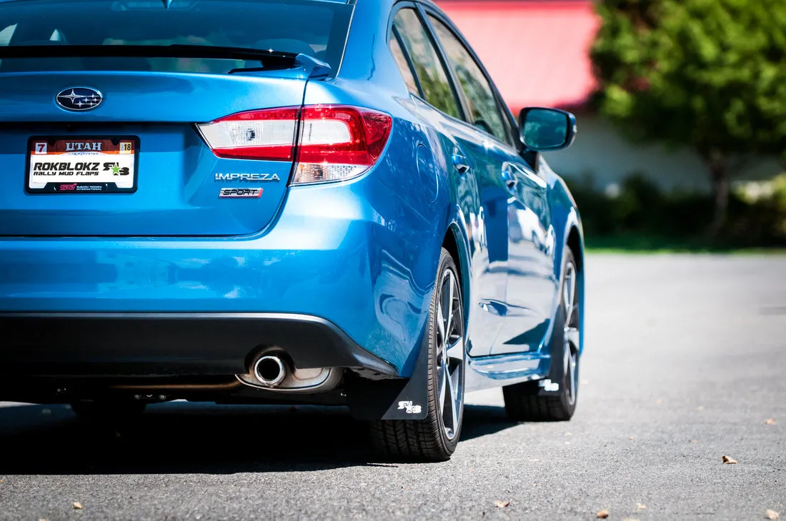 Subaru Impreza 4DR/5DR (GK/GT) 2017-2023 Rally Mud Flaps