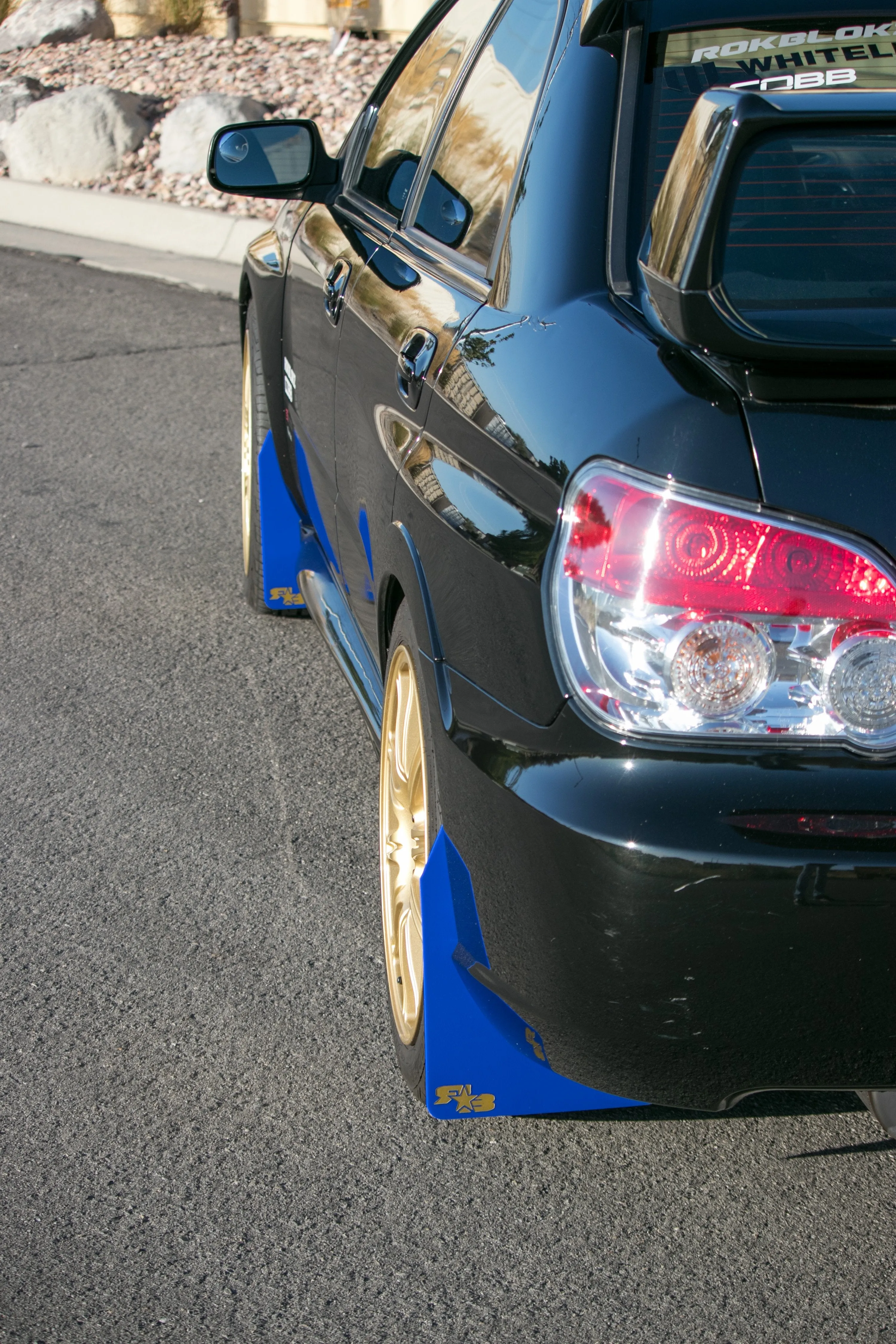 Subaru Impreza, WRX, STI 2002-2007 RokBlokz Rally Mud Flaps