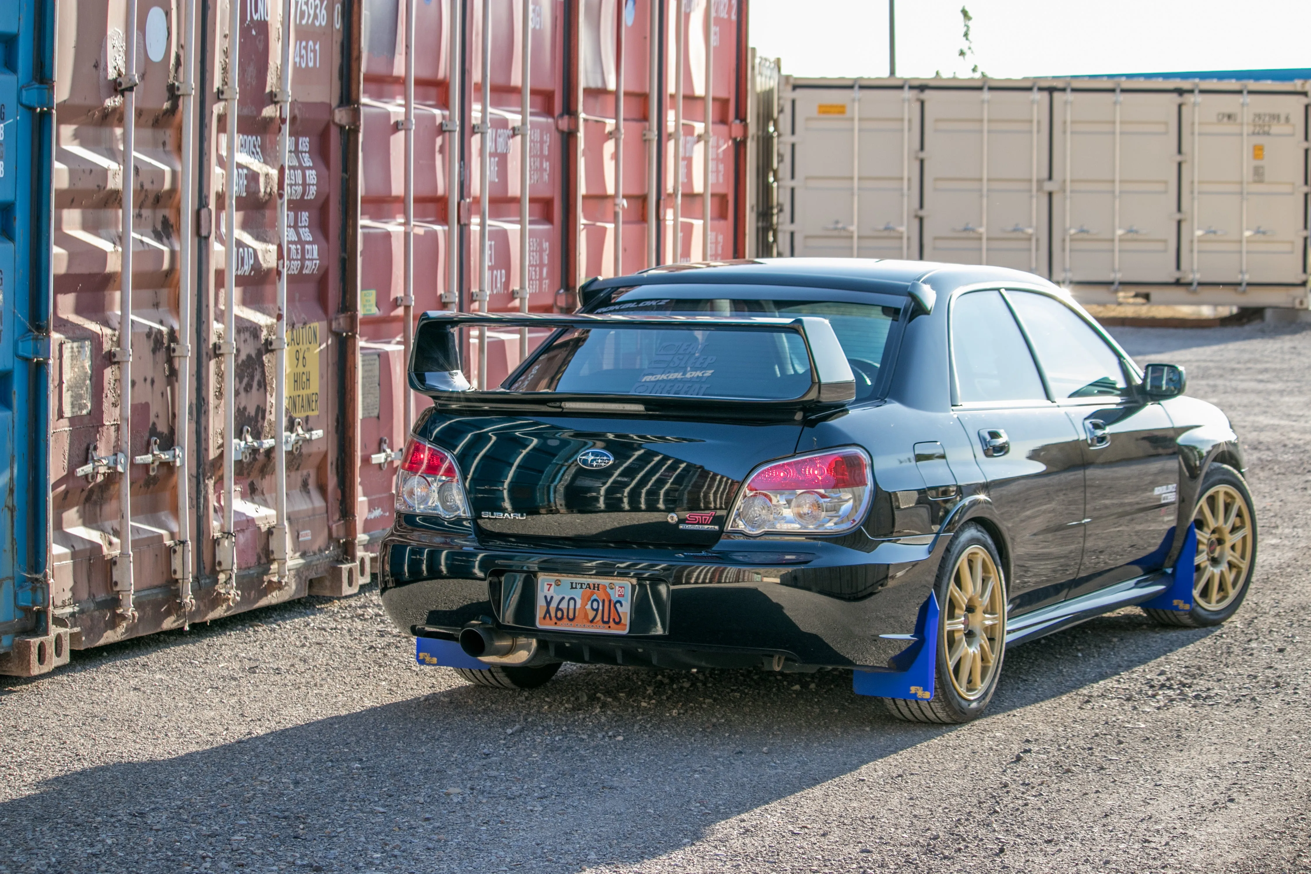 Subaru Impreza, WRX, STI 2002-2007 RokBlokz Rally Mud Flaps