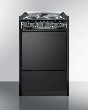 Summit 20" Wide Electric Coil Range - TEM110CR