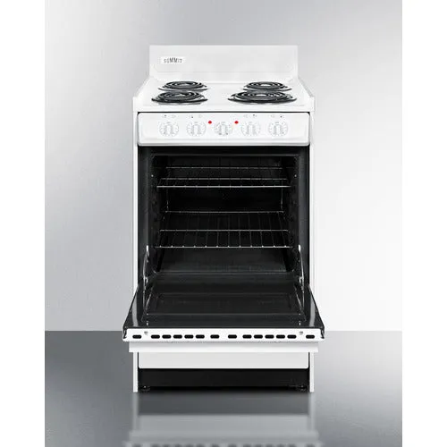 Summit 20" Wide Electric Coil Top Range - WEM110