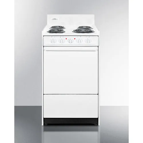 Summit 20" Wide Electric Coil Top Range - WEM110