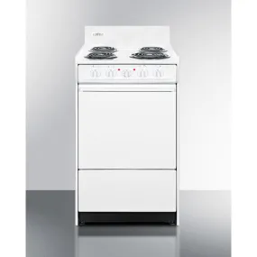 Summit 20" Wide Electric Coil Top Range - WEM110
