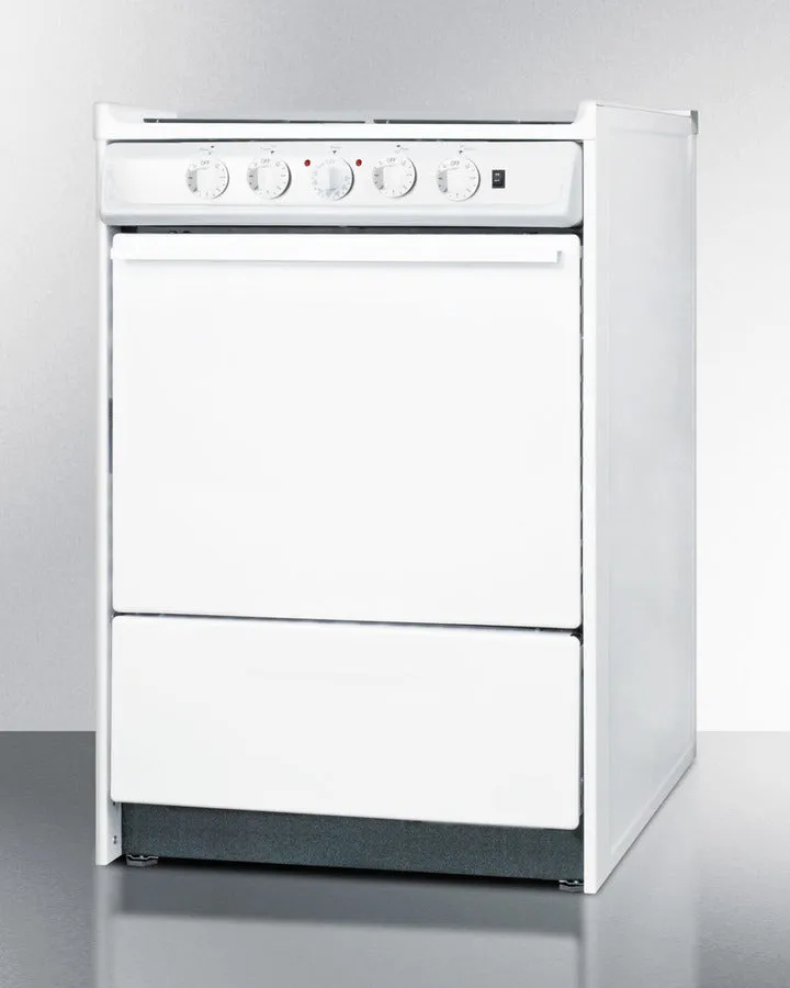 Summit 24" Wide Electric Coil Top Range - WEM610R