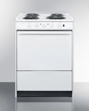 Summit 24" Wide Electric Coil Top Range - WEM610R