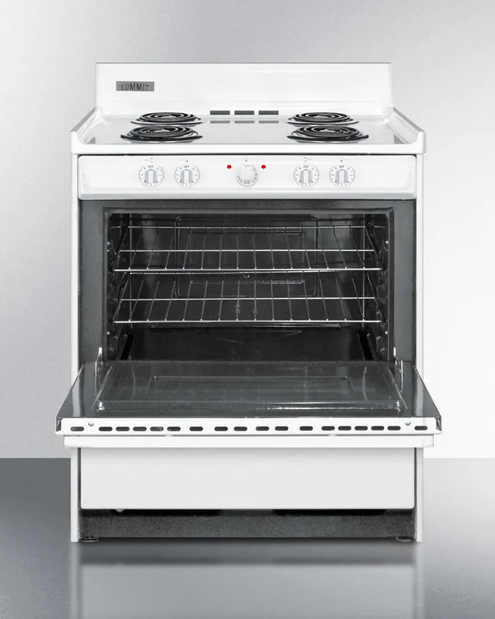 Summit 30" Wide Electric Coil Top Range - WEM210