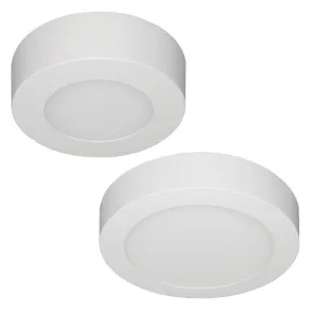 SURFACETRI LED Oyster Light Round CCT 6w/12w Dimmable in White
