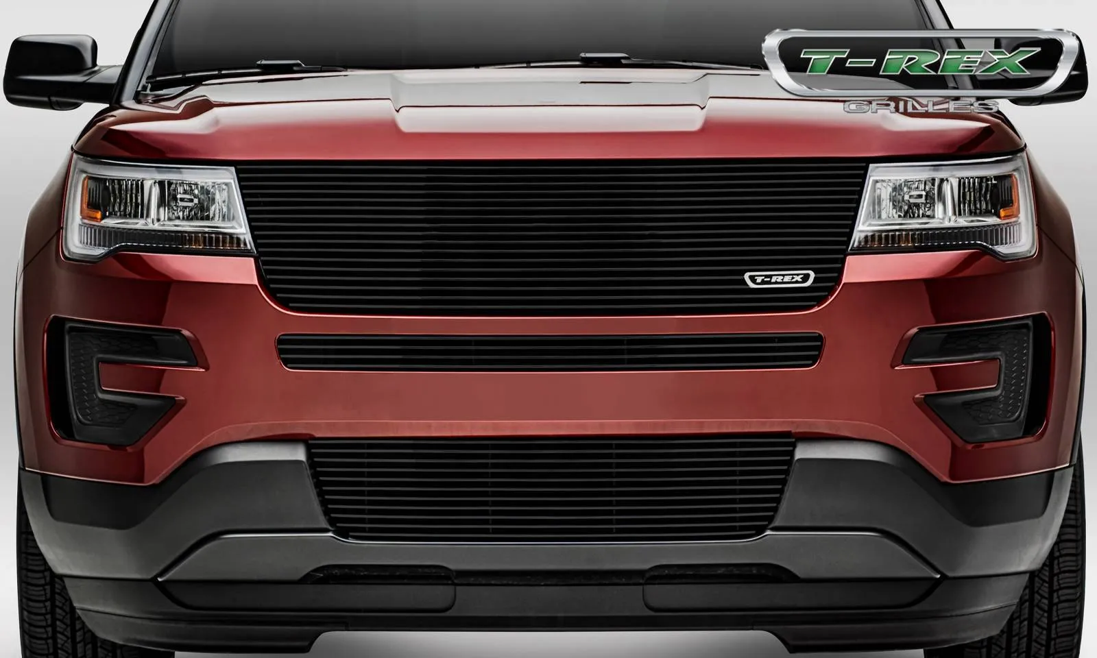 T-REX Laser Billet Series, Grilles - Powdercoat - 2016-2018 Explorer