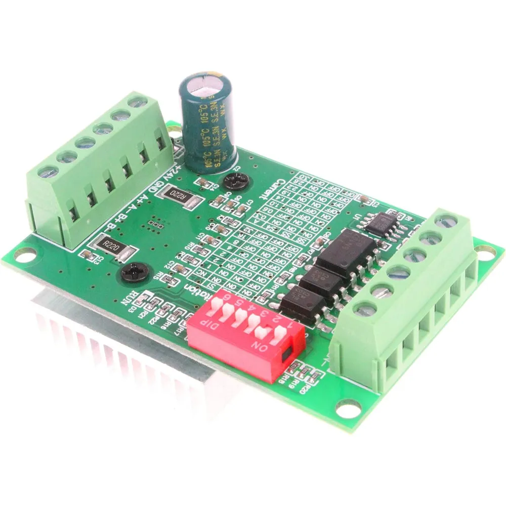 TB6600 Nema 17, 23 Stepper Motor Driver Controller Board Module 3A 10-35V Without Plastic Body