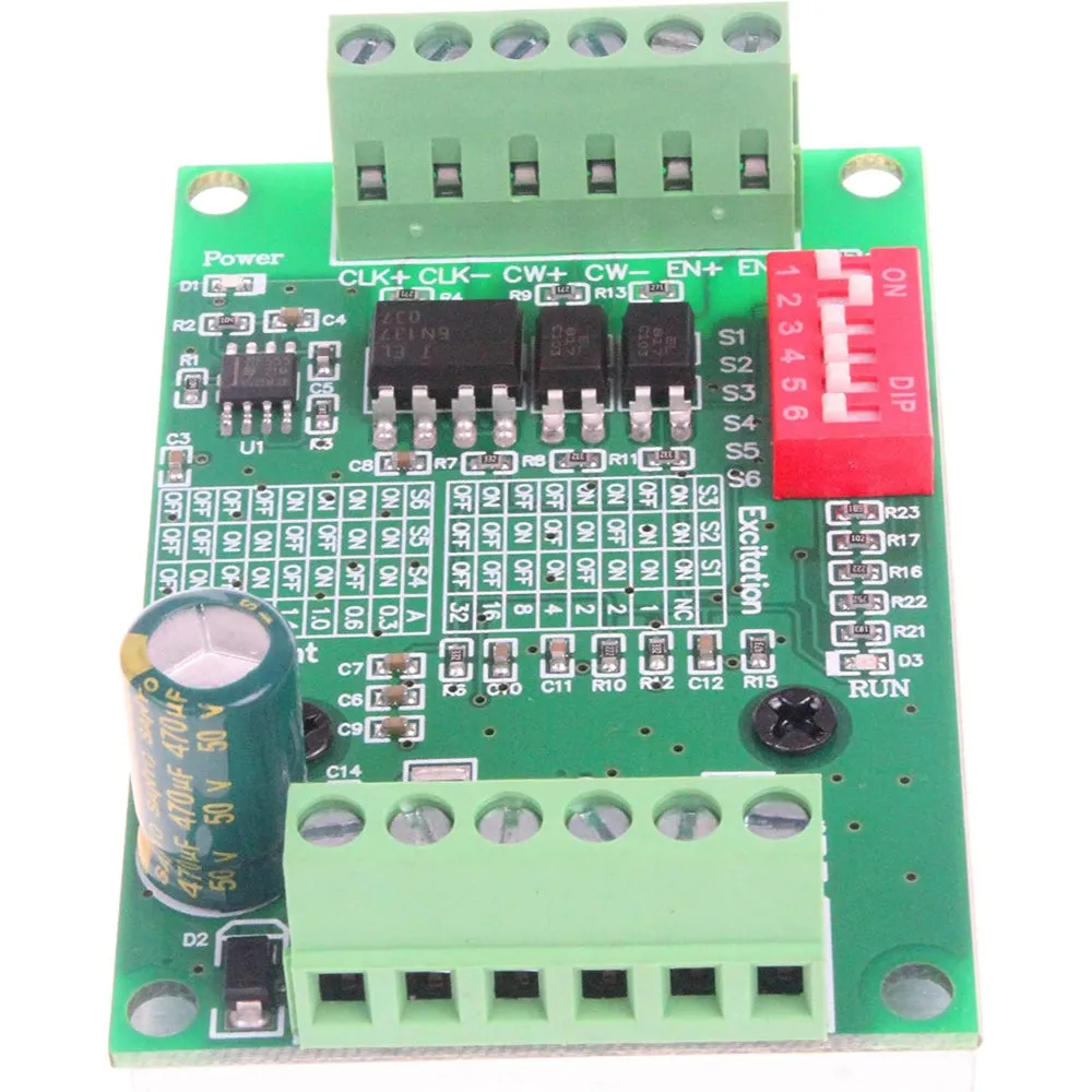 TB6600 Nema 17, 23 Stepper Motor Driver Controller Board Module 3A 10-35V Without Plastic Body