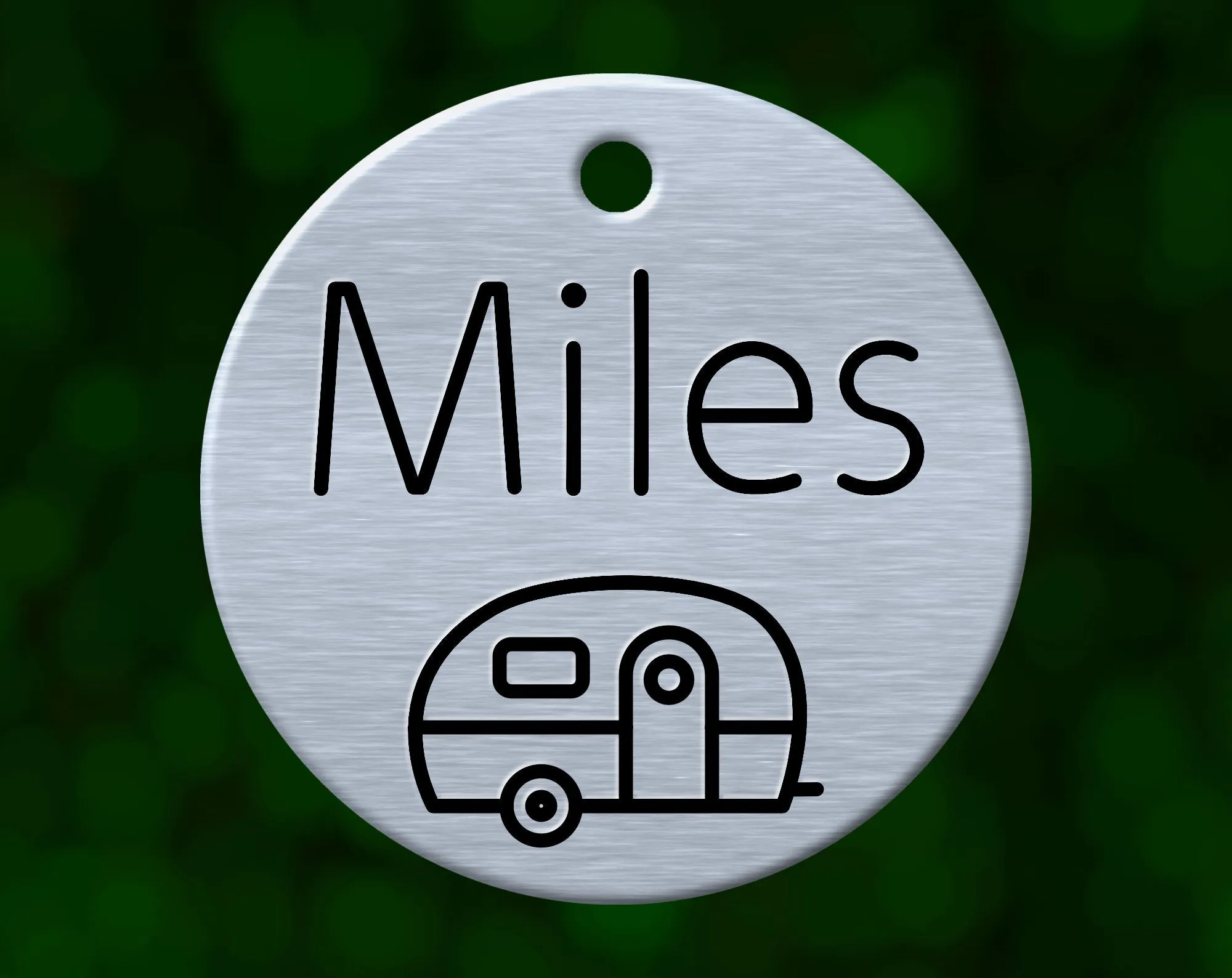 Teardrop Trailer Dog Tag